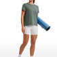 Flowy Yoga Short Sleeves Crew Neck