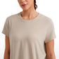 Flowy Yoga Short Sleeves Crew Neck