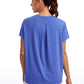 Flowy Yoga Short Sleeves Crew Neck