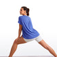 Flowy Yoga Short Sleeves Crew Neck