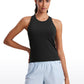 Seamless High Crewneck Racerback Tanks