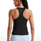 Seamless High Crewneck Racerback Tanks