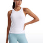 Seamless High Crewneck Racerback Tanks