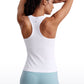 Seamless High Crewneck Racerback Tanks