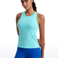 Seamless High Crewneck Racerback Tanks