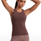 Seamless High Crewneck Racerback Tanks