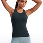 Seamless High Crewneck Racerback Tanks