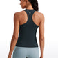 Seamless High Crewneck Racerback Tanks