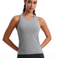 Seamless High Crewneck Racerback Tanks