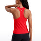 Seamless High Crewneck Racerback Tanks