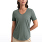 Pima Cotton Pro Short Sleeves V Neck