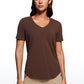 Pima Cotton Pro Short Sleeves V Neck