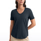 Pima Cotton Pro Short Sleeves V Neck