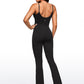 Butterluxe Flare Jumpsuits Build-in Bra Bodysuits 30''