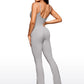 Butterluxe Flare Jumpsuits Build-in Bra Bodysuits 30''