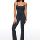 Butterluxe Flare Jumpsuits Build-in Bra Bodysuits 30''