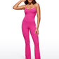 Butterluxe Flare Jumpsuits Build-in Bra Bodysuits 30''