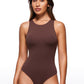 Butterluxe High Neck Racerback Bodysuits