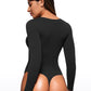 Butterluxe Long Sleeve  Crew Neck Bodysuits