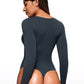 Butterluxe Long Sleeve  Crew Neck Bodysuits