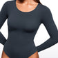 Butterluxe Long Sleeve  Crew Neck Bodysuits