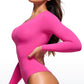 Butterluxe Long Sleeve  Crew Neck Bodysuits