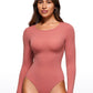 Butterluxe Long Sleeve  Crew Neck Bodysuits