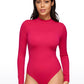 Butterluxe Mock Turtleneck Long Sleeve Bodysuits