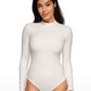 Butterluxe Mock Turtleneck Long Sleeve Bodysuits