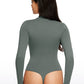 Butterluxe Mock Turtleneck Long Sleeve Bodysuits