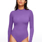 Butterluxe Mock Turtleneck Long Sleeve Bodysuits