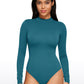 Butterluxe Mock Turtleneck Long Sleeve Bodysuits