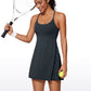 UPF 50+ Shorts Lined Built-in Bra Tennis Dress