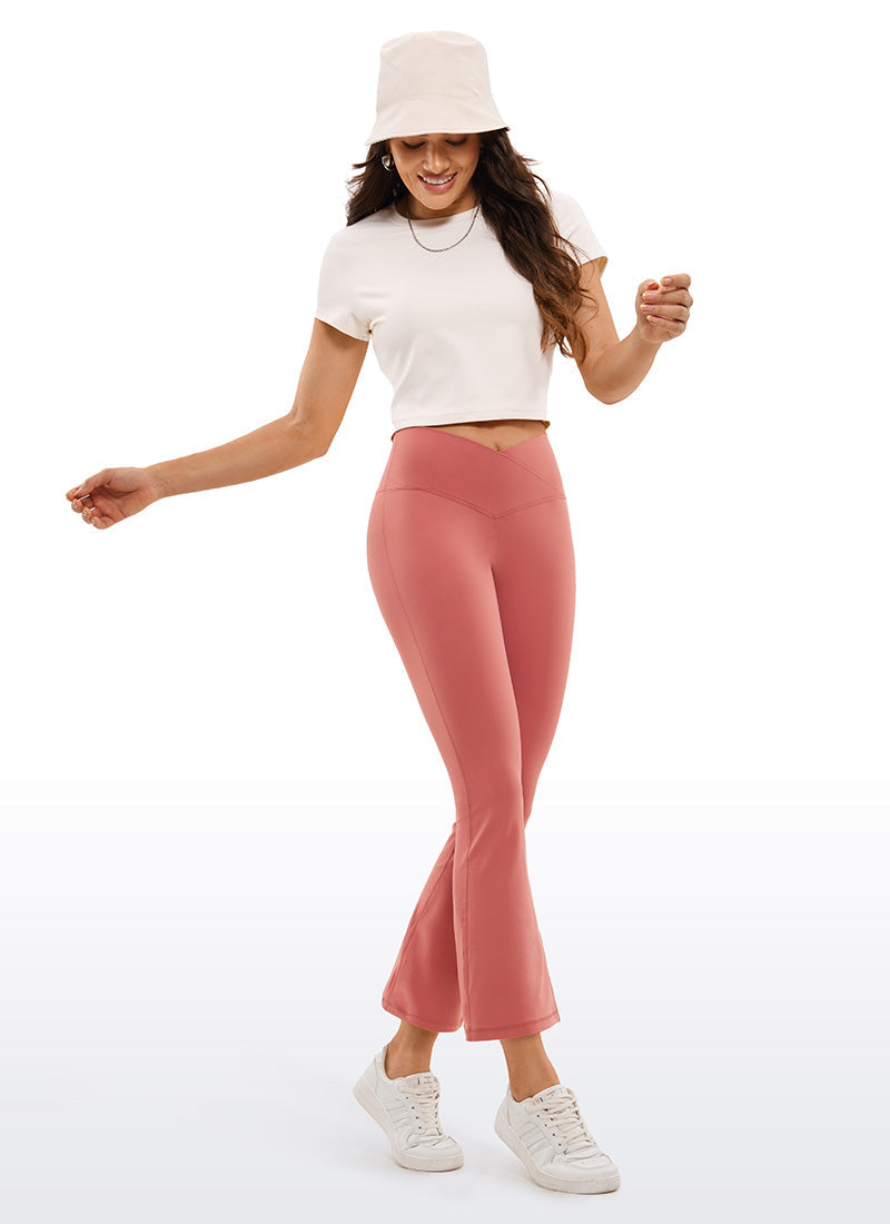 Butterluxe Crossover Flare Leggings 25.6'' - V Cross Waist