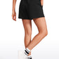 Cotton High Rise Sweat Shorts 4''