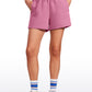 Cotton High Rise Sweat Shorts 4''