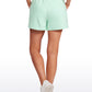 Cotton High Rise Sweat Shorts 4''