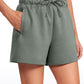 Cotton High Rise Sweat Shorts 4''