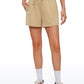 Cotton High Rise Sweat Shorts 4''