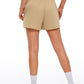 Cotton High Rise Sweat Shorts 4''