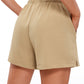 Cotton High Rise Sweat Shorts 4''