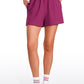 Ribbed High Rise Sweat Shorts 3''