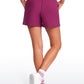 Ribbed High Rise Sweat Shorts 3''