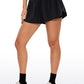 Feathery-Fit Soft High Waisted 2 in 1 Flowy Shorts 3''