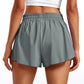 Feathery-Fit Soft High Waisted 2 in 1 Flowy Shorts 3''