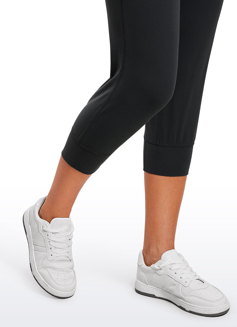 Butterluxe High Waist Cropped Joggers 23" with Pockets