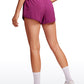 Feathery-Fit Soft High Rise Mesh Liner Shorts with Zip Pocket  2.5''