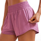 Feathery-Fit Soft High Rise Mesh Liner Shorts with Zip Pocket  2.5''