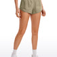 Feathery-Fit Soft Low Rise Mesh Liner Shorts with Zip Pocket 2.5''