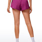 Feathery-Fit Soft Low Rise Mesh Liner Shorts with Zip Pocket 2.5''